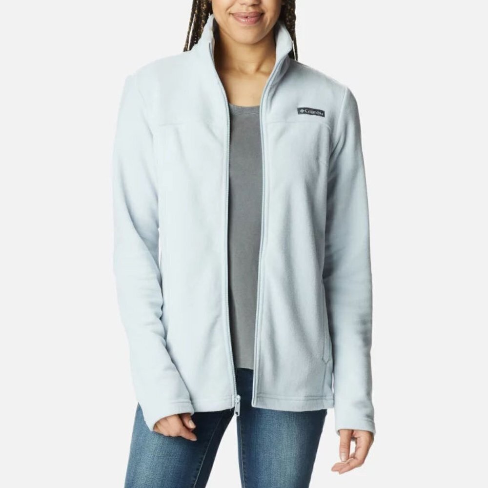 Women's Columbia Grey Castle Dale Full Zip Fleece Jacket Size: M - Picture 6 of 6